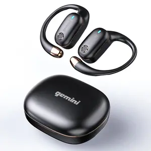 Gemini Sound GEBX-200 Bluetooth 5.4 Open-Ear Sport Earbuds with 24+ Hour Battery & Pressure-Free Comfort for Runners & Cyclists