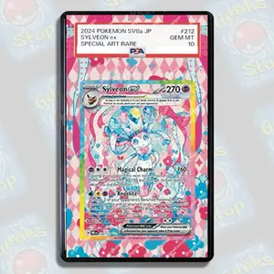 Sylveon ex Prismatic Evolutions PSA Beckett Extended Art Display Case for Card
