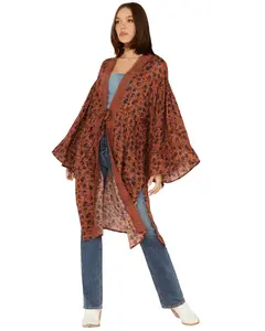 Jen's Pirate Booty Women's Floral Print Wildflower Trinity Kimono - Sf22-23