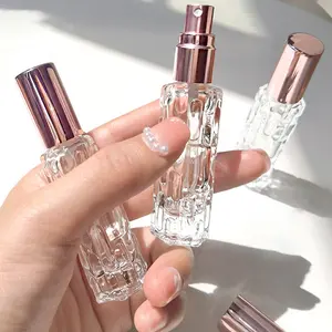 4pcs 10ml Portable Refillable Travel Bottles, Transparent Leak-Proof Mini Containers with Refillable Design and Artistic Caps - Lightweight DIY Makeup Storage for Toner, Skincare, School & On-the-Go Beauty | Ideal Travel Accessories