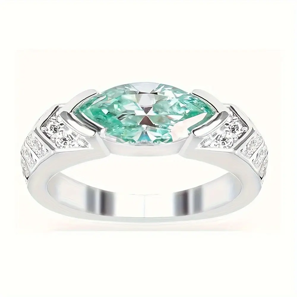【#M238】 (Irvin) 925 Sterling Silver Synthetic Zircon rings
