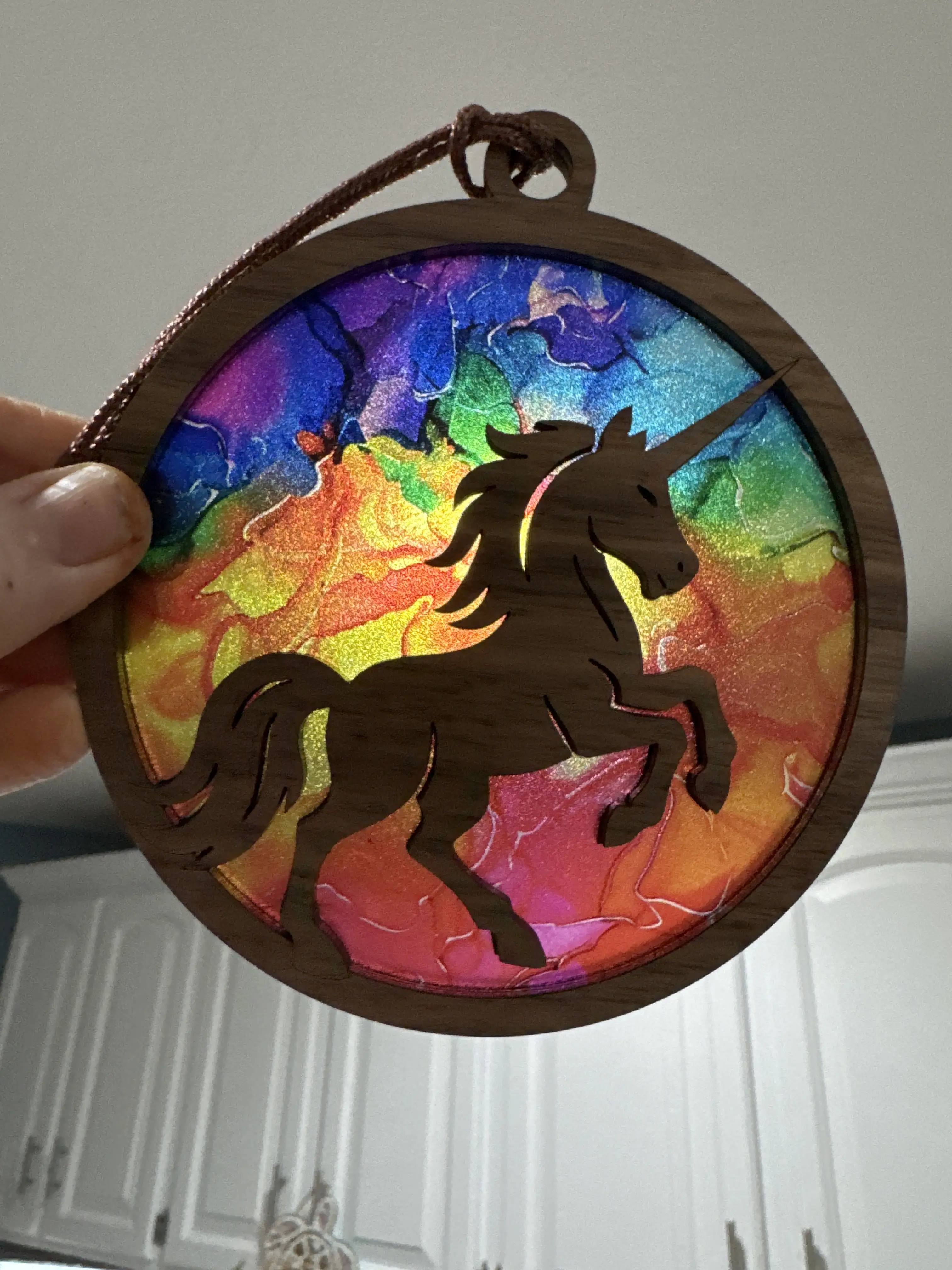 Unicorn Suncatcher for Sunny Window