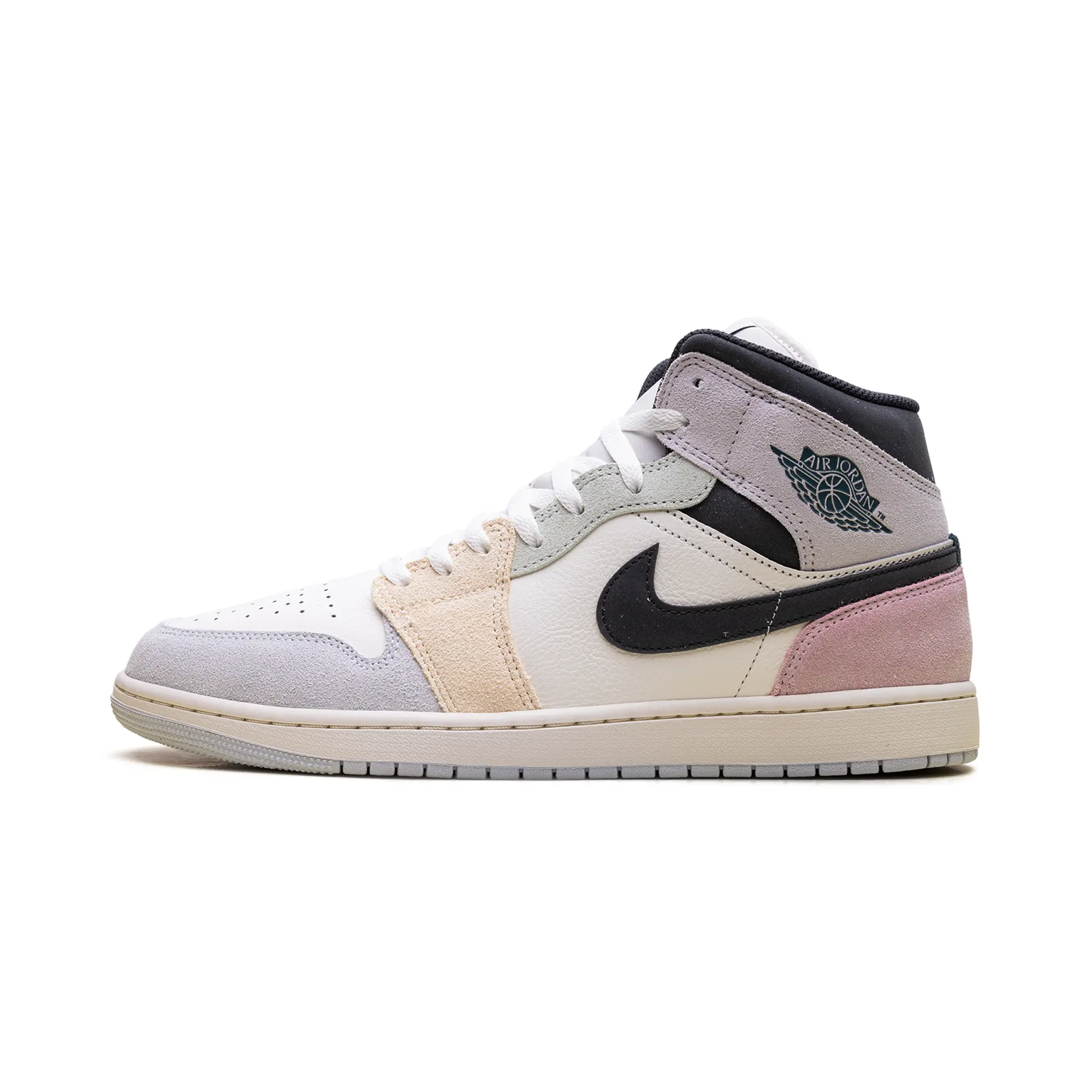 Air Jordan 1 Mid "Sail / Anthracite-Jade Aura-Iced Jade" IB7110 100
