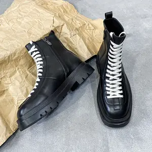 Large -size Boots Men's High -top Thick Bottom Increase Workers Installation Bootsaa