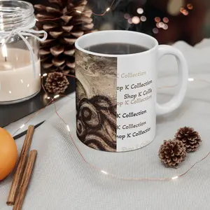 Ceramic Mug Dark Sunset Over Sea Art Print (11oz, 15oz) by kditty -ship k collection- kd4theplot