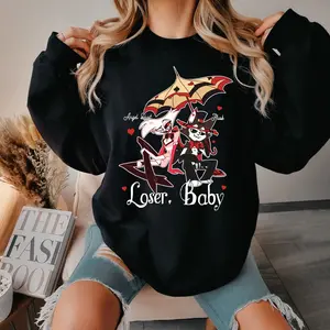 Loser Baby Shirt, Angel Dust & Husk Shirt, Angel Dust Hazbin Hotel, Husk Hazbin Hotel Shirt, Hazbin Hotel Unisex T-shirt Sweatshirt Hoodie