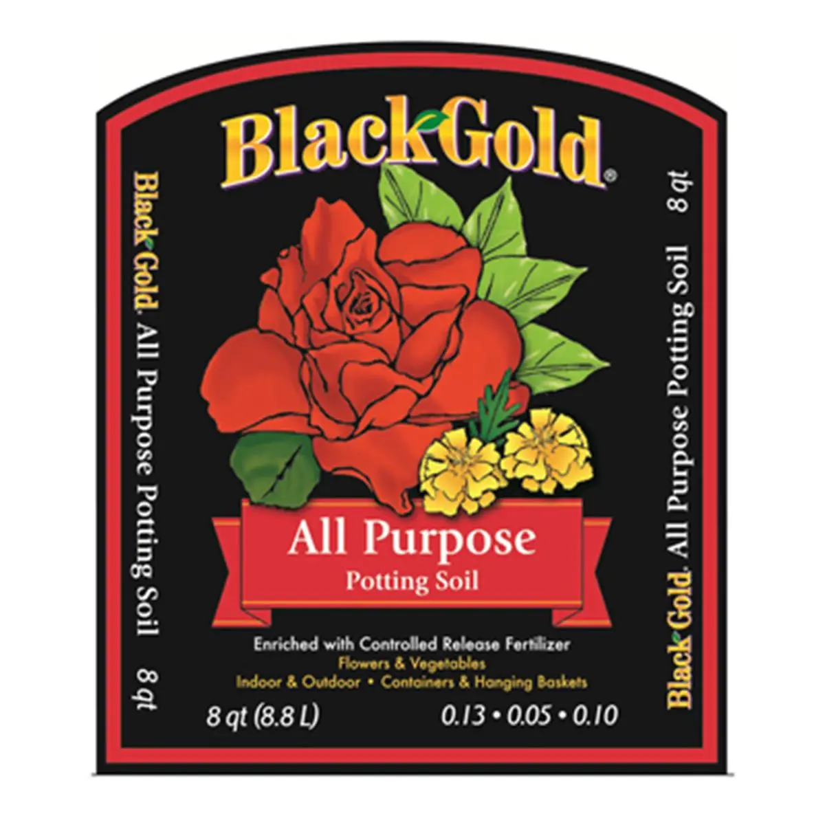 212 MAIN Sungro 1410102.Q08P 8 qt. Organic All-Purpose Potting Soil with Slow-Release Fertilizer for Patio, Garden Plants, Outdoor