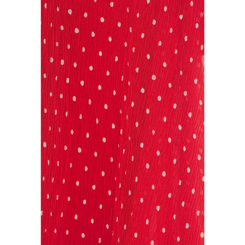 LIONESS District Maxi Dress in Tomato Polka