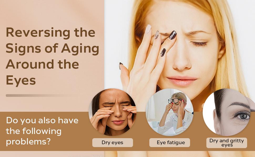 Jade Eye Cream Massager / Massage Roller Boosts eye cream absorption Tightens and lifts Reduces dark circles Eye care product suitable for both men and women