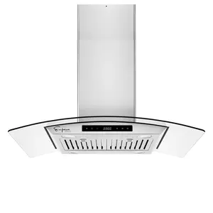 Empava 36 inch 400 CFM Kitchen Island Wall Mount Ducted Range Hood