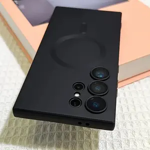 Magnetic Phone Case for Samsung S26 Ultra S25 Ultra S23 Ultra S22 S24, Mobile Case, Casing, Wireless Charging, Protective Slim Thin Back Cover