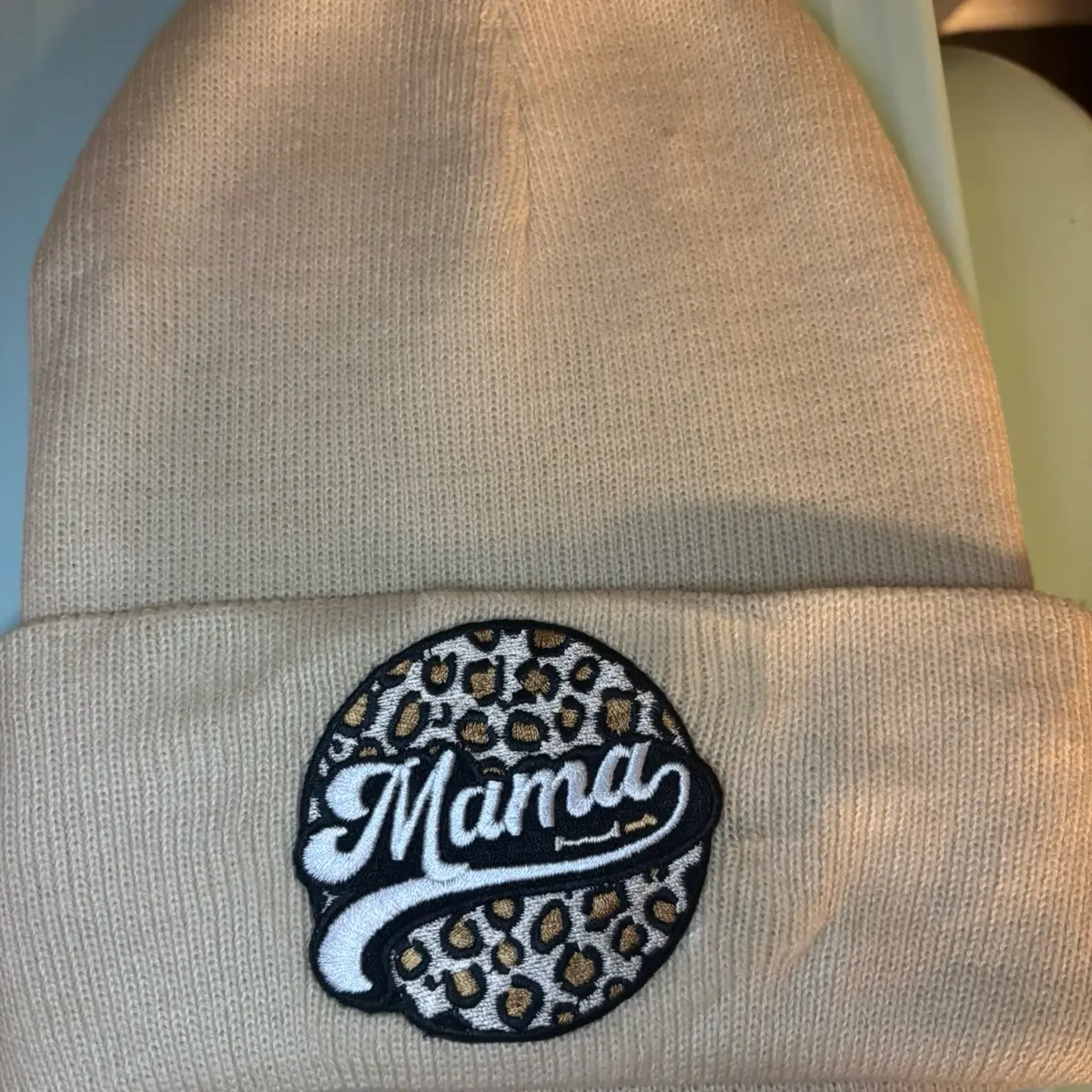 MAMA Winter Beanie for Women - Warm Knit Hat beanie hat