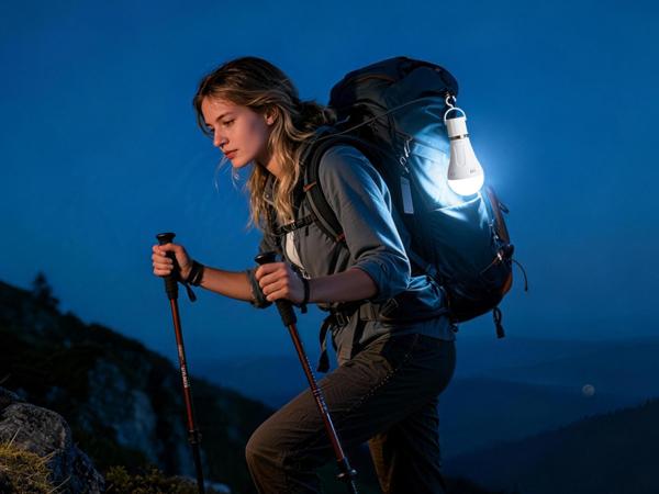 OSTWIKI 6 Pack Rechargeable Emergency Light Bulbs A19, Camping Lamp Battery Powered LED Light Bulb 3000K Daylight E26/E27 120V 9W with 1200mAh for Home Power Outage, Camping, Hurricane