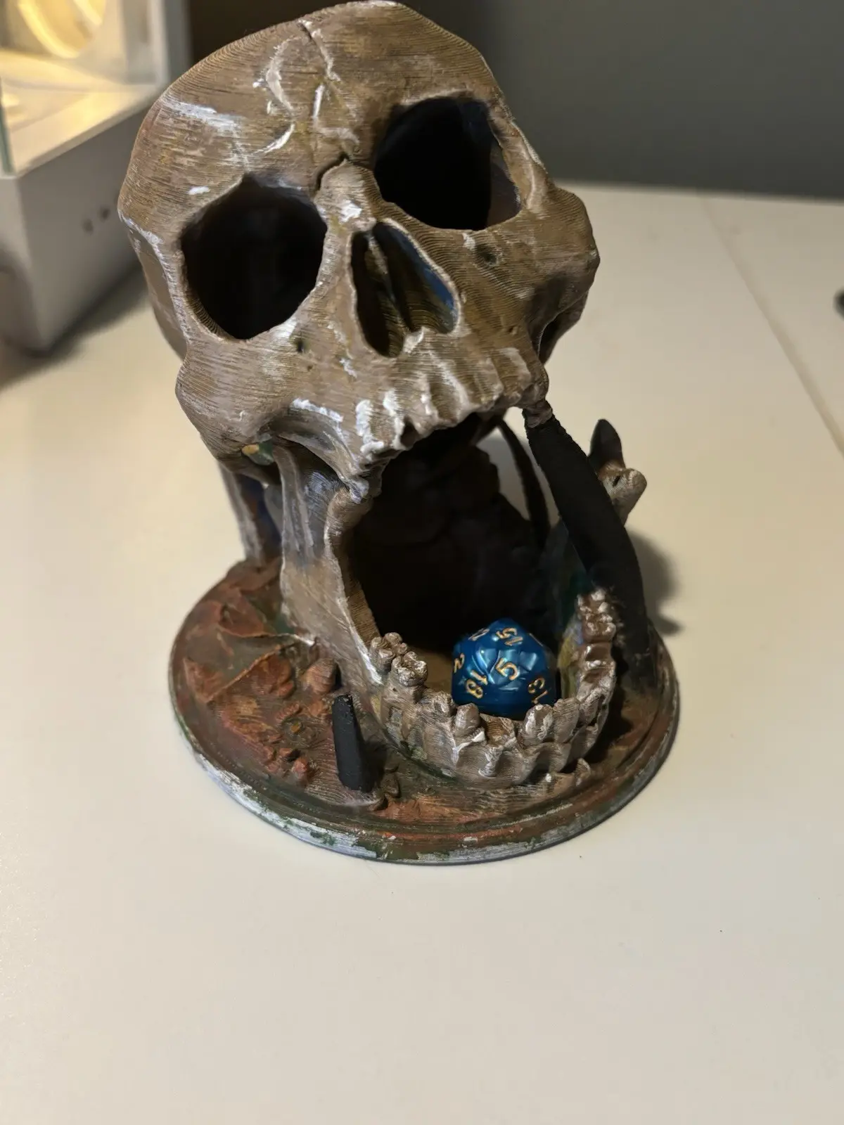 Hand Painted Dice Tower