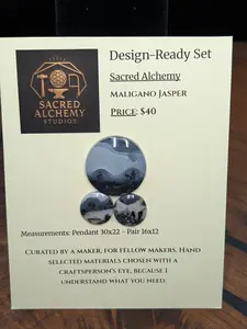 Circle Shape - Maligano Jasper - Design-Ready Set