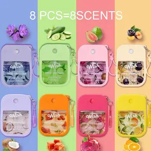 Wish Power Mist Hydrating Hand Sanitizer Spray Fragrance with Silicone Sleeve and Key Chain, Pocket Hand Sanitizer Bottle, Hydrated, Travel Size, Suitable for Gift Giving