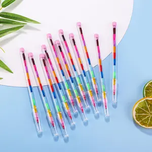 11 Color Paint Marker Pen, 24pcs/set Colorful Building Blocks Painting Pen, DIY Painting Supplies for Home School Office