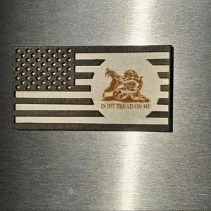 3D Don't Tread on Me US Flag Magnet