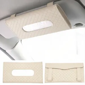 Visor Tissue Holder for Car Hanging Paper Towel Pouch Car Tissue Box for Truck Van Vehicle Interior Car Accessories