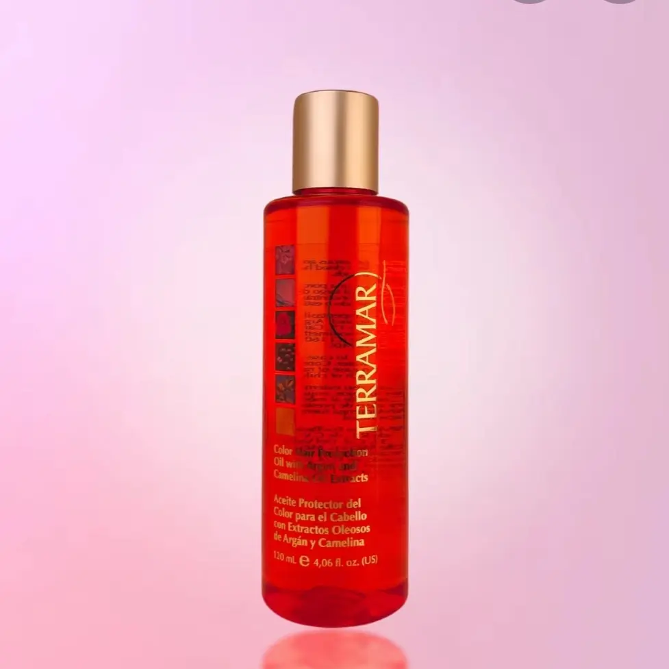 Terramar Color Protecting Hair Oil with Argan & Camelina Oil Extracts 120ml - Nourishing, Hydrating, Moisturizing for Color-Treated Hair Haircare Daily Restore Smooth Hydrate Moisture