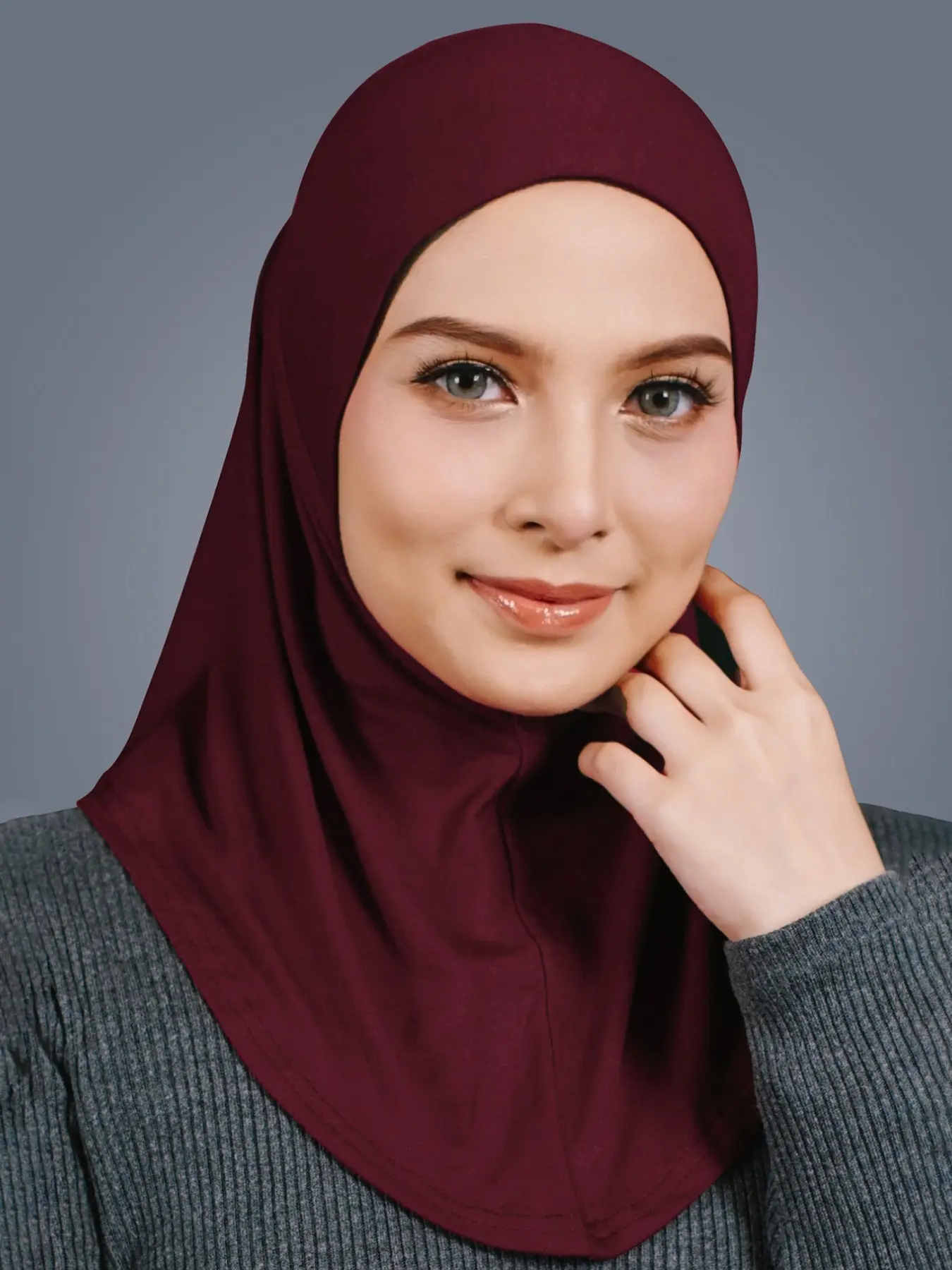 Women's Soft Jersey Modal Instant Hijab Scarf, For Muslim, Lightweight Hijab, Head Scarfs, Unique Touch, Ripped Design, Plain Pattern, Elegant Style, Perfect for All Seasons