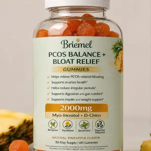 PCOS Balance Gummies - Hormone Support & Bloating Relief 2000mg Inositol