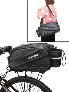 Large Capacity Bicycle Trunk Bag for Commuting Multifunctional Bike Pannier Bag with Shoulder Strap Stay Organized on the Go with This Bike Trunk Bag Carry More  with  biketools bikeshop ebike cheap ride
