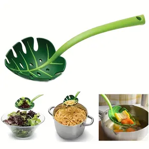 Green leaf spoon turtle back leaf spoon Lo mein spoon spoon spoon Korean spoon
