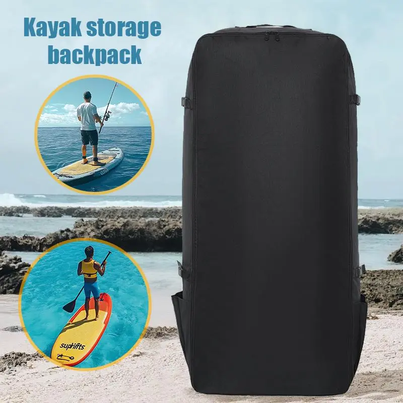 Large Capacity Travel Surfboard Backpack,  1 Count  Waterproof Surfboard Storage Backpack, Surfing Accessories for Outdoor Beach, Sports & Outdoor Accessories, Outdoor Gear