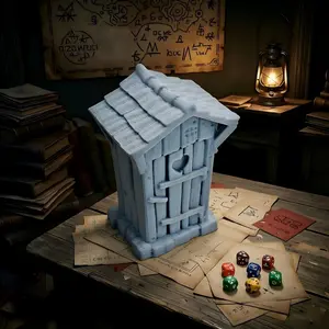 Tabletop Game Building Series Heart Toilet Role-Playing Accessories, Board Game Room Decorations Gift, Party Supplies & More