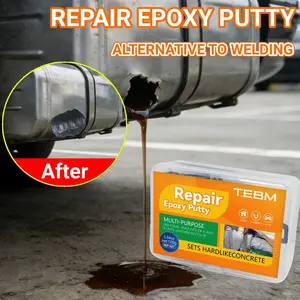 Metal Epoxy Putty, Multi-Purpose Repair Epoxy Paste, Fast-Curing Waterproof DIY Shaping, Strong Adhesion, Durable for Metal Plastic Pipe Marble Wood Stainless Steel Bricks, Metal Repair Glue