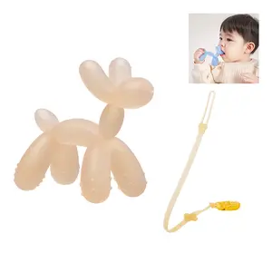 Smooch Rocking Teething Toys for Babies 0-6 Months, 12, 18 - Easy to Hold Silicone Baby Teether, Soft Infant Teething Toys Provides Baby Teething Relief & Soothes Sore Gums