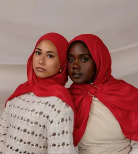 VELA Cherry Crush Red Solid Modal Hijab VELA Cherry Crush Red Solid Modal Hijab