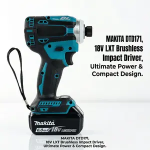 Makita DTD171 18V, Speed torque band repair m electric hand professional power lmpact work light lithium  Variable Speed DrillKit  driver impact garage use diy home improvement