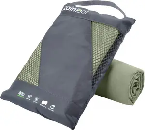 Rainleaf Microfiber Towel Perfect Travel & Gym & Camping Towel. Quick Dry - Super Absorbent - Ultra Compact - Lightweight. Suitable for Trip, Beach, Shower, Backpacking, Pool