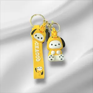 Stylish Purse Keychain Accessories Pochacco Dog