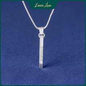 LavaJewelry Narcissus Knight Necklace, 925 Silver Pendant & Chain Necklace, Necklace for Men