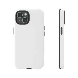 White Tough Phone Case, Trendy, tough Phone Case For iPhone 17 16 15 14 13 12 11 Pro Max 8 Plus X Gifts For Him & Her iPhone Case Father's Day Gifts