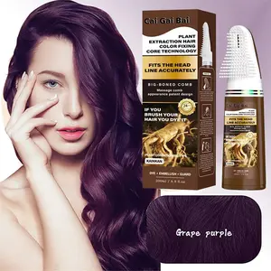 [Summervibes]Hair Dye Home Use Dye Comb Integrated Convenient Hair Dye Cream Long-lasting Color No Color Fading Plant Essence No Damage to Hair Ash Brown Ash Blonde Highlights Mild Haircare