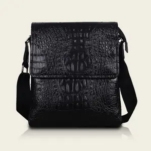 Crocodile Pattern Crossbody Bag Stylish & Durable Shoulder Bag with Adjustable Strap