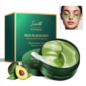 Avocado Moisturizing Collagen Eye bag Mask 60 piece Eye Brightening Patch is suitable for dark circles and puffiness, Nourishing and moisturizing eye care facial mask, reducing wrinkles, relieving stress and improving dry eye skin