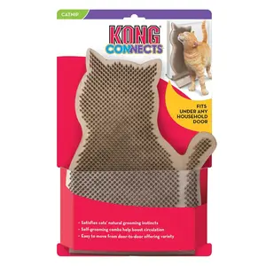 KONG Connects Kitty Self-Grooming Comber for Cats Champagne 1ea/One