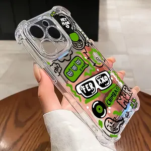 Hip Hop Singer Feid Ferxxo Graffiti Phone Case for iPhone 16 15 14 13 12 11 Pro Max X XR XSMAX 8 7 Plus Anti-Fall Transparent Soft Back Cover