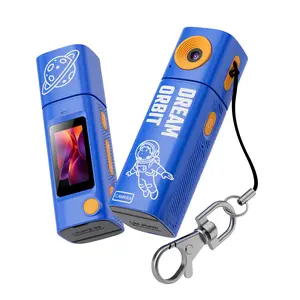 Mini Keychain Digital Camera - Y2K Pocket-Size Camera 1080P HD with 1MP Lens, Flash & 0.96" Screen, 32G Card & Charging Cable Included,  Vlog Camera for Travel, Concerts,  Party vlogging