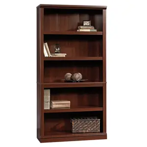 Sauder Miscellaneous Storage 5-Shelf Bookcase - Adjustable Shelves for Home Office & Living Room Organization