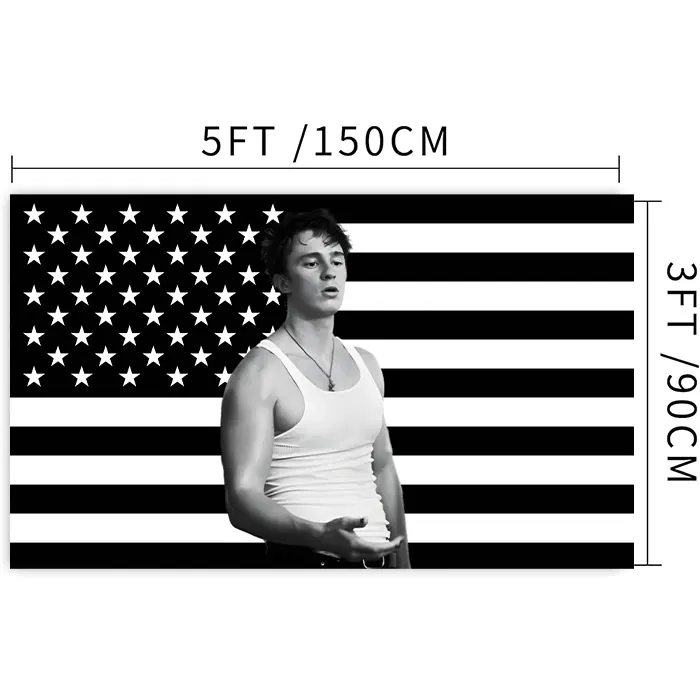 3x5 Foot Drew Starkey Rafe Cameron Decorative Flag, Wall Hanging Tapestry for Room Decor, College Dorm  Without Metal Rings