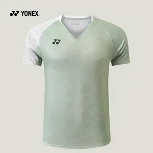Yonex Men's Tournament Crew Shirt 10819 (Pastel Green)