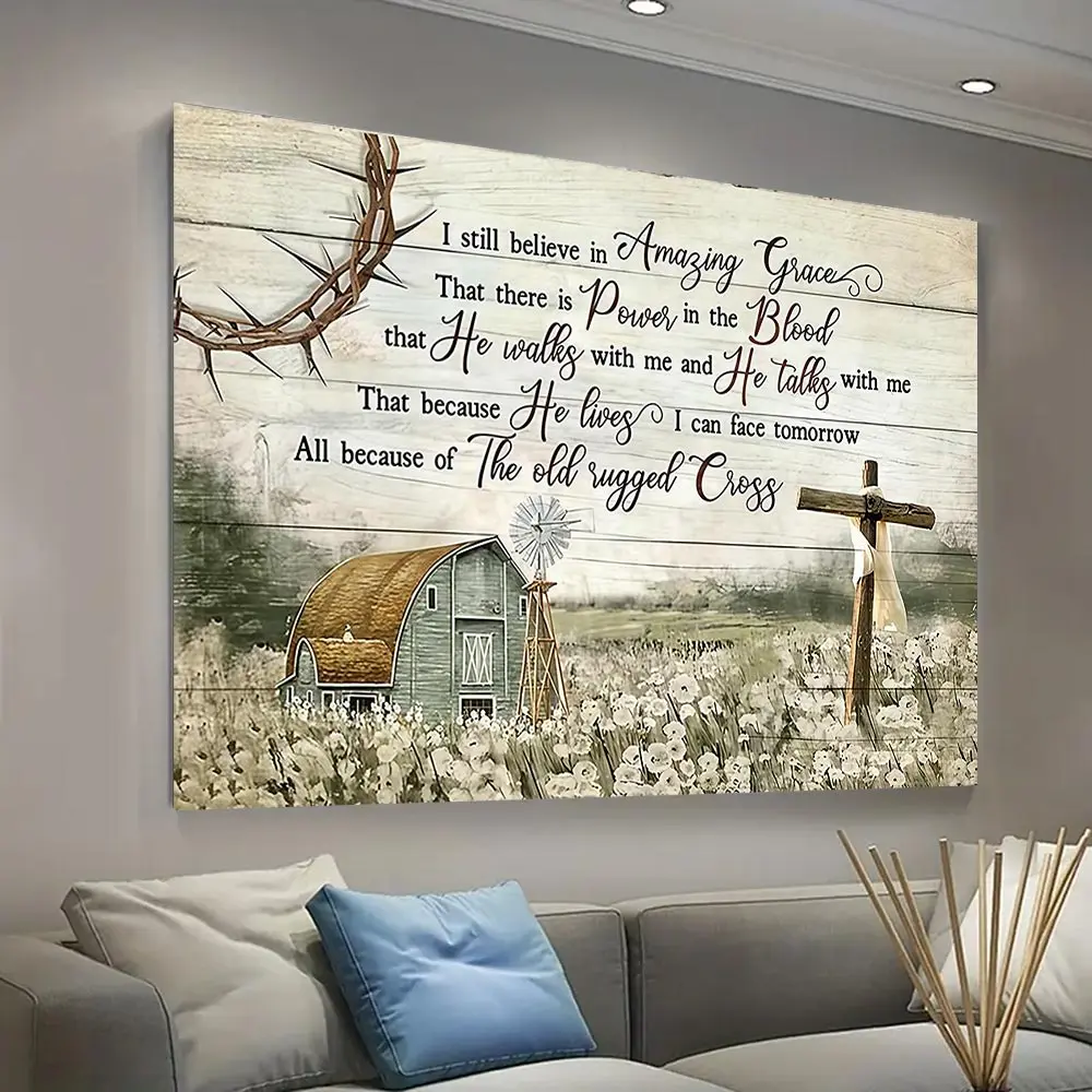 Ready-to-Hang Framed Highland Cow Wooden Canvas Wall Art, Home Decoration for Living Room, Bedroom, Kitchen, Holiday Gift for Him and Her