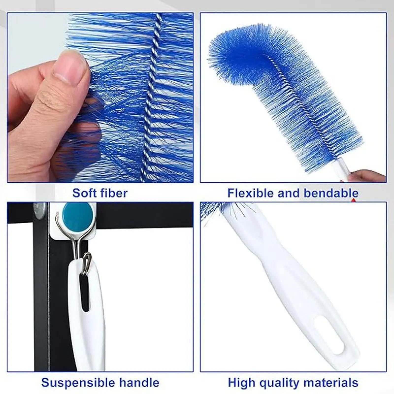 3-Count Bendable Microfiber Head Cleaner & Duster Set, Reusable Washable Home Care Tool, Ideal for Ceiling Fans, Air Vents (Randomly Shipped)