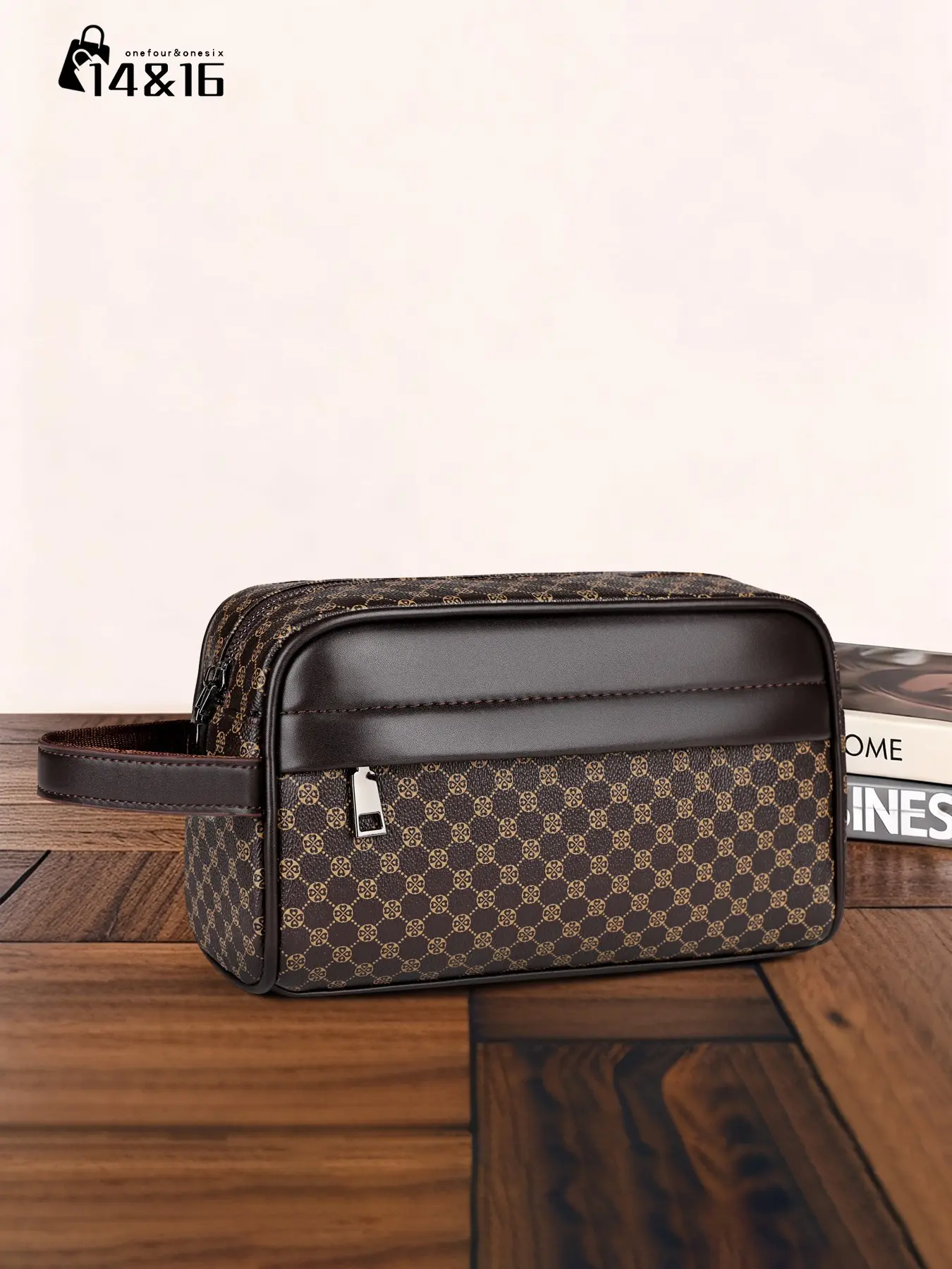 Men's Business Handbag, Fashion Casual Geometric Phone Bag, Zero Wallet, Wallet Clutch, Perfect Gift for Men, All Seasons, Men Gifts